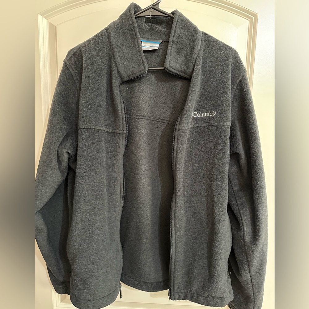 Black Fleece Jacket, Columbia, M